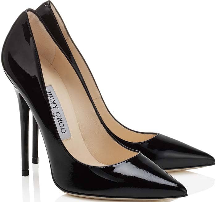 Jimmy Choo "Anouk" Pumps in Black Patent