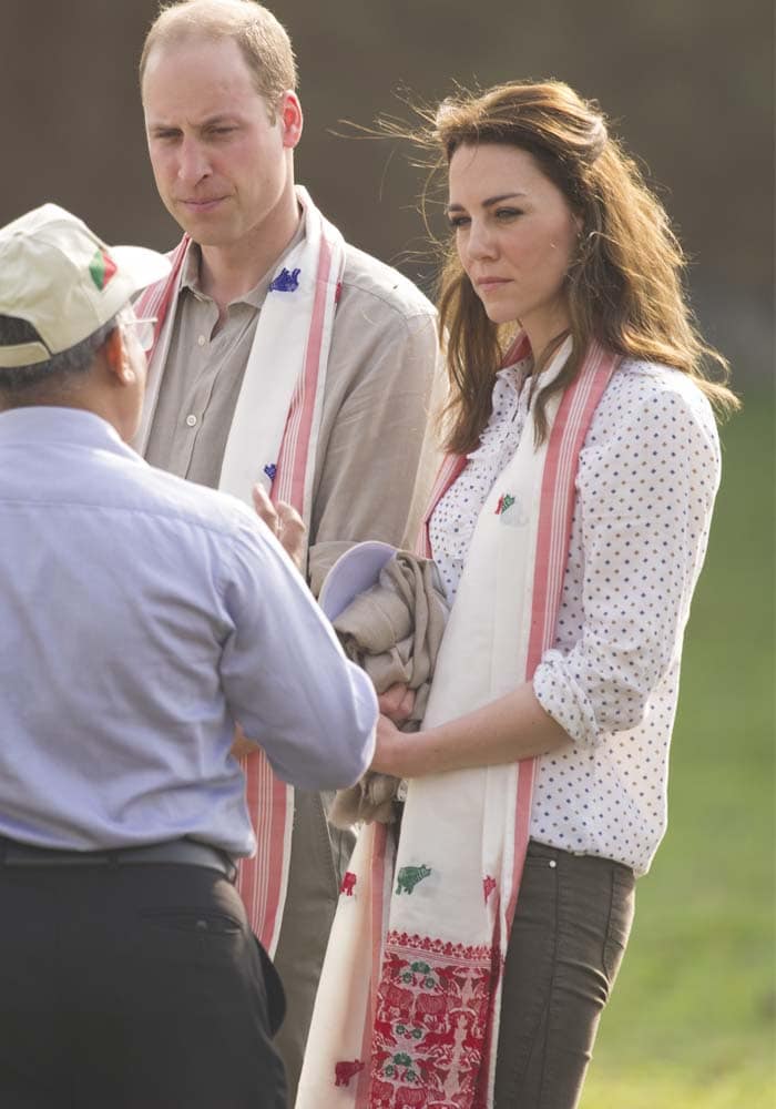 Kate Middleton and Prince William tour a National Park in India