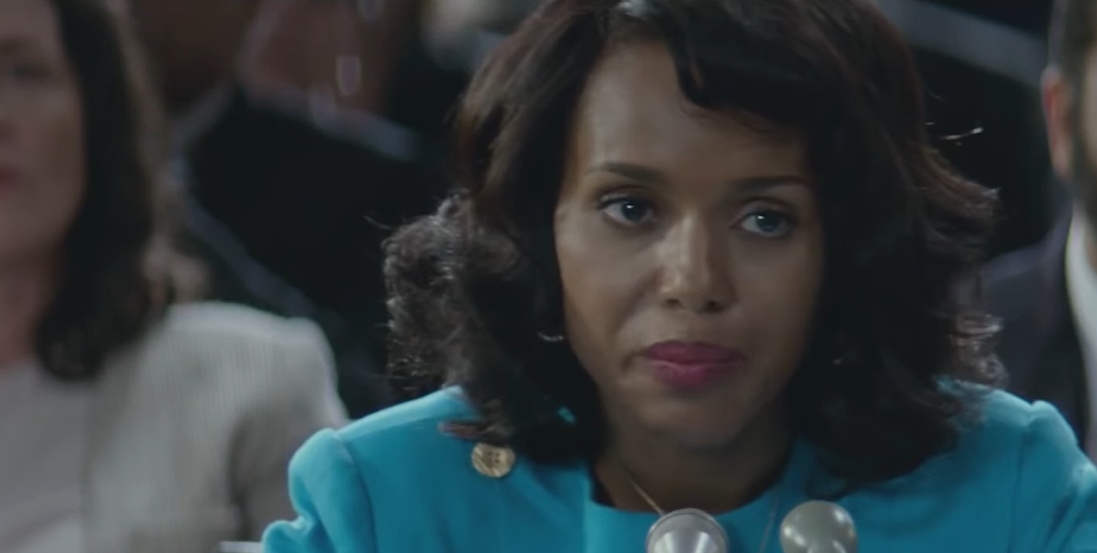 Kerry Washington as law professor Anita Hill in the 2016 American television political thriller film Confirmation