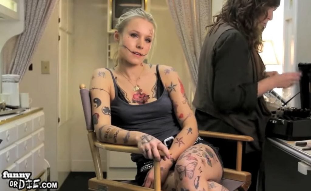 Why We'd Love Kristen Bell's Fake Tattoos To Be Real