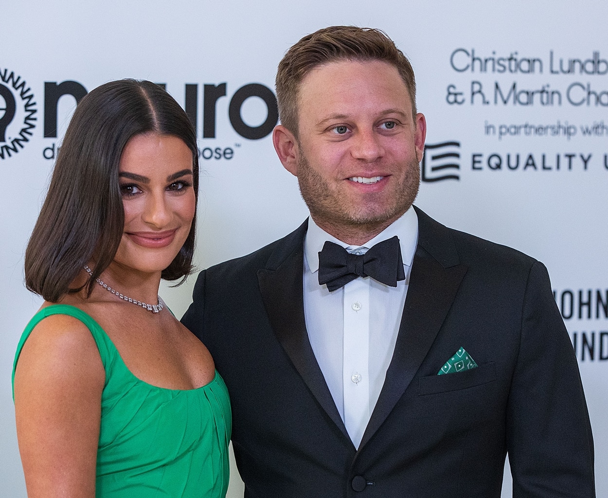 Lea Michele met her husband Zandy Reich at a wedding and they married in 2019