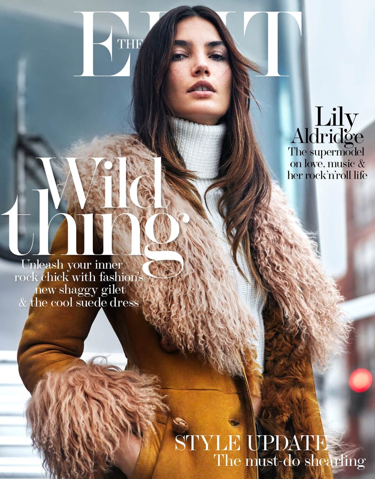 Lily Aldridge on the cover of Net-a-Porter’s The Edit magazine