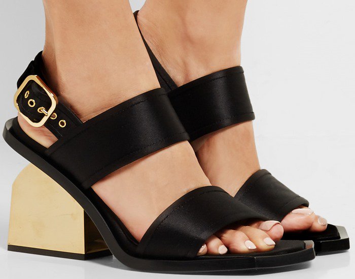 Marni Colorblock Slingback Sandals