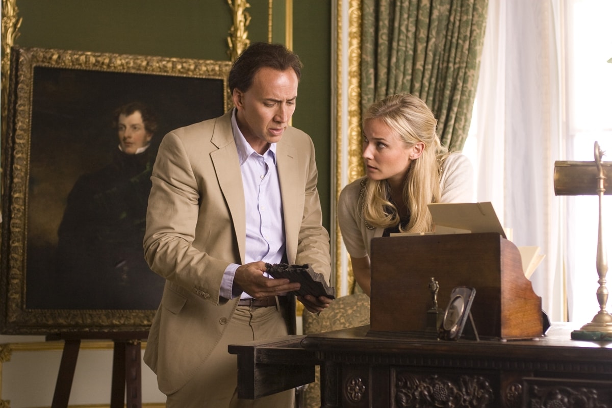 Nicolas Cage and Diane Kruger reprised their roles in the 2007 American action-adventure film National Treasure: Book of Secrets