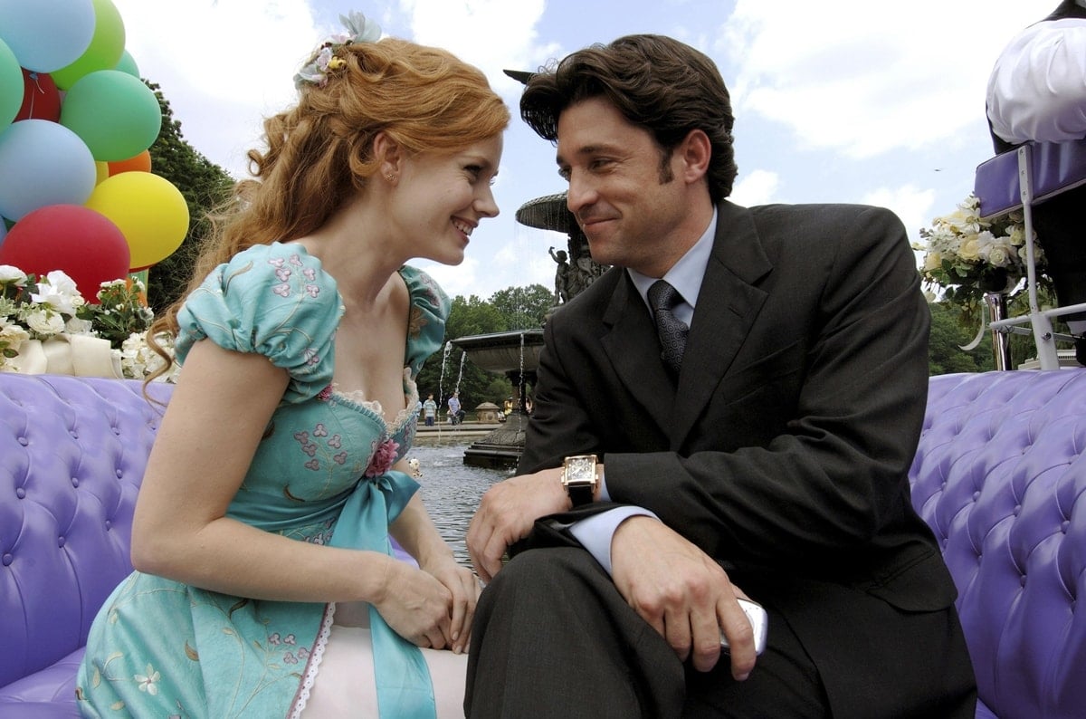 Amy Adams made her breakthrough as an actress playing a cheerful princess-to-be with Patrick Dempsey in the musical fantasy film Enchanted