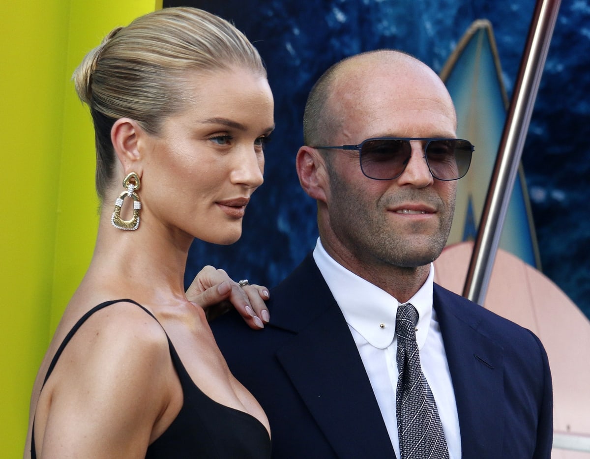 Rosie Huntington-Whiteley and Jason Statham met at a London party in 2009 and have two children together