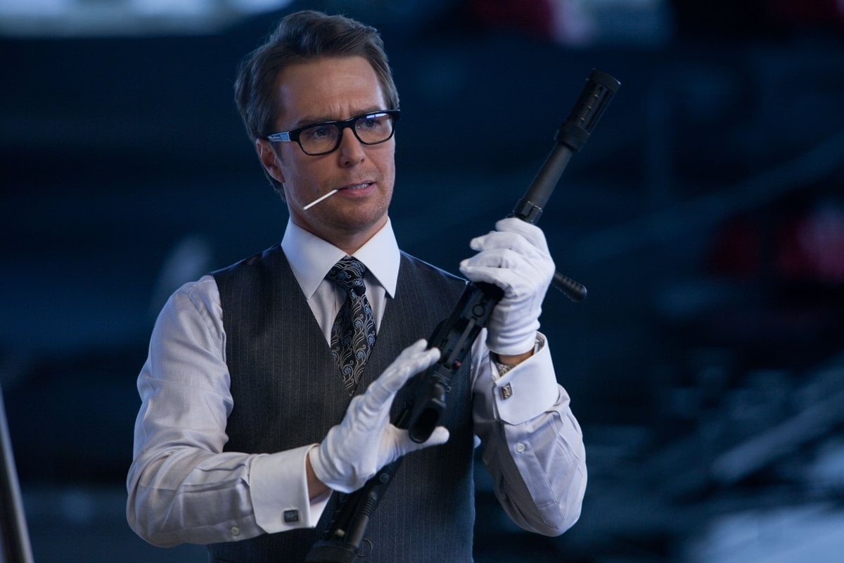 Sam Rockwell as Justin Hammer in the 2010 American superhero film Iron Man 2