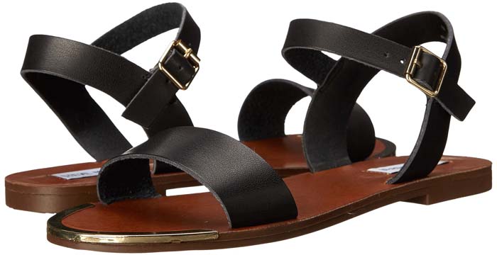 Black Steve Madden "Robyyn" Sandals