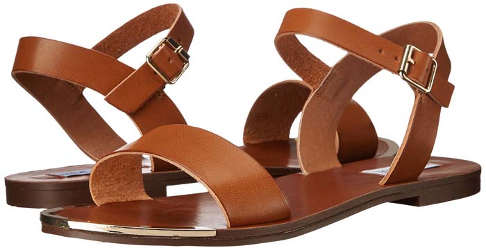 Brown Steve Madden "Robyyn" Sandals