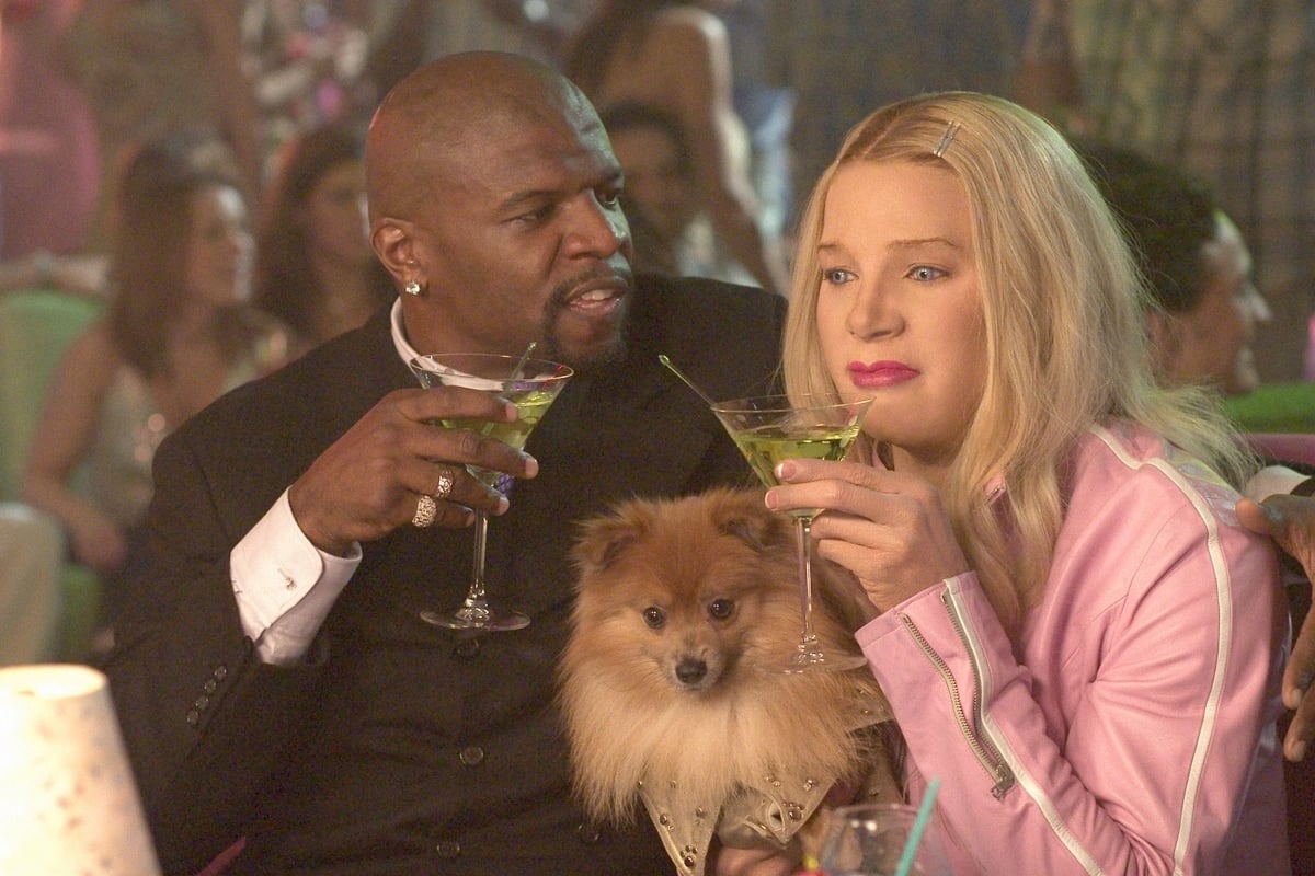 Terry Crews as Latrell Spencer and Marlon Wayans as Marcus Anthony Copeland II / Tiffany Wilson in the 2004 American comedy film White Chicks