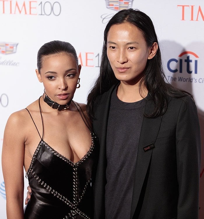 Tinashe Jorgensen Kachingwe got to pose for pictures together with designer Alexander Wang