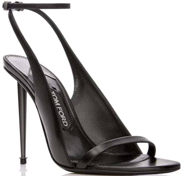 Tom Ford Spike Heel Sandal in Black