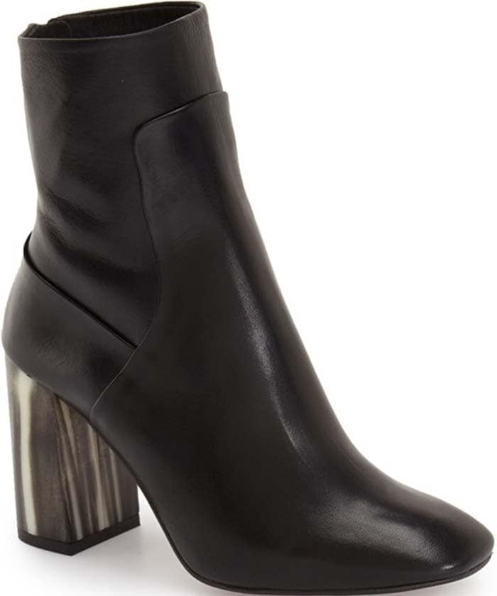 Topshop "Muse Bone Heel" Booties