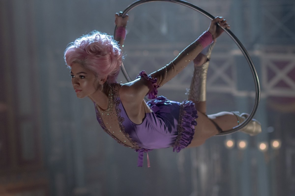 Zendaya hardly used stunt doubles as trapeze artist Anne Wheeler in the 2017 American biographical musical drama film The Greatest Showman