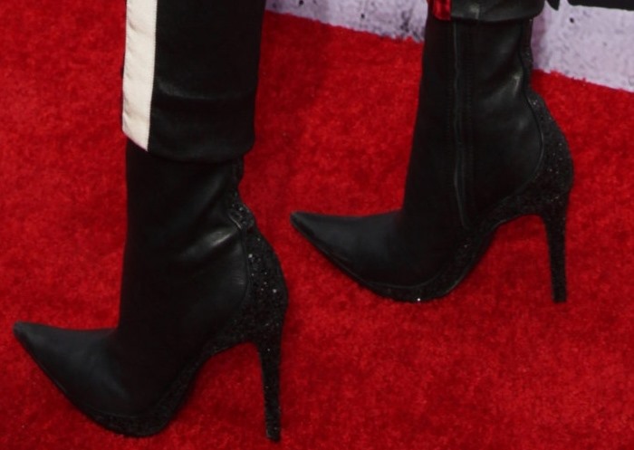 Zendaya Maree Stoermer Coleman wore pointy Haider Ackermann stretch-leather boots