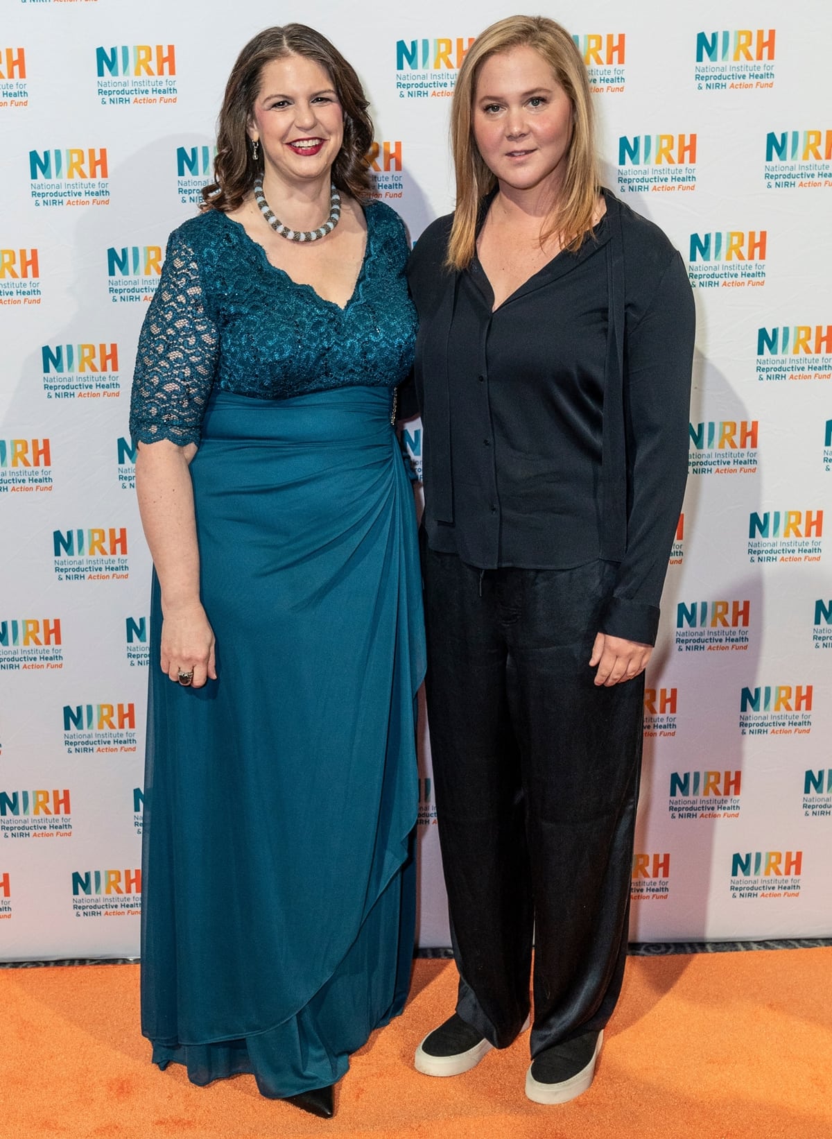 NIRH President Andrea Miller and comedian Amy Schumer at the Champions of Choice Awards