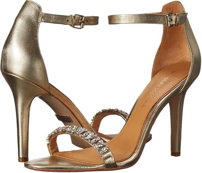 Badgley Mischka "Elope" Crystal Embellished Sandals