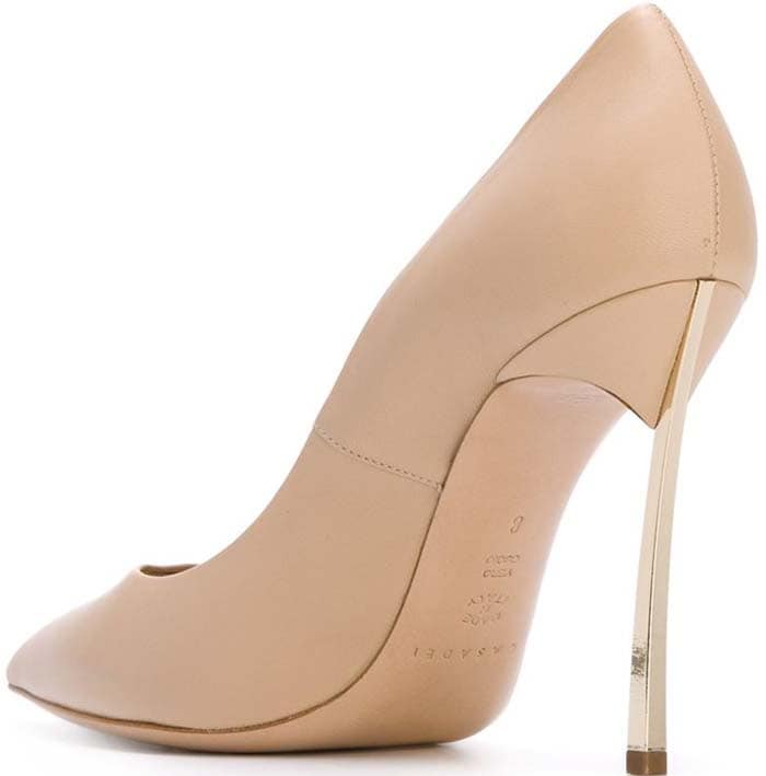 Casadei shoes are famous for their impossibly skinny Blade heel