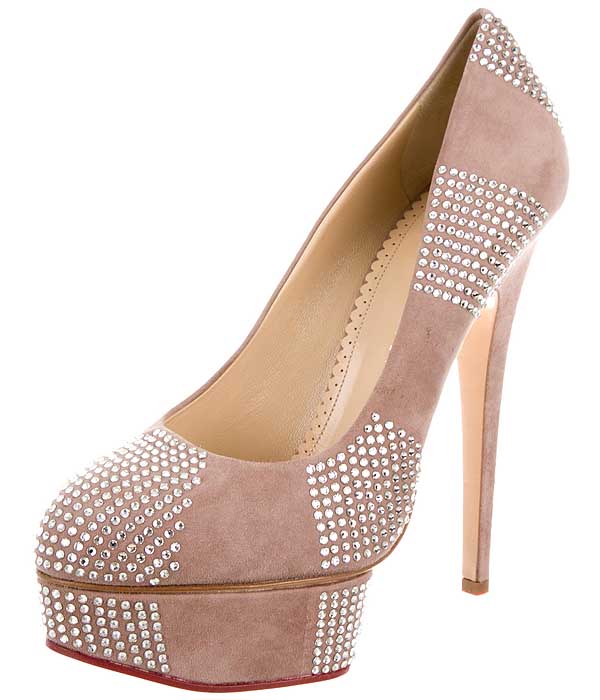 Charlotte Olympia Paparazzi Strass Platform Pumps