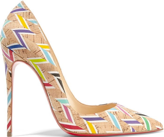 Cork Christian Louboutin "So Kate" Pumps