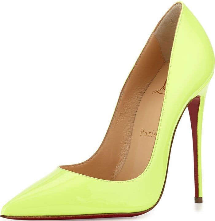 Neon Christian Louboutin So Kate Pumps