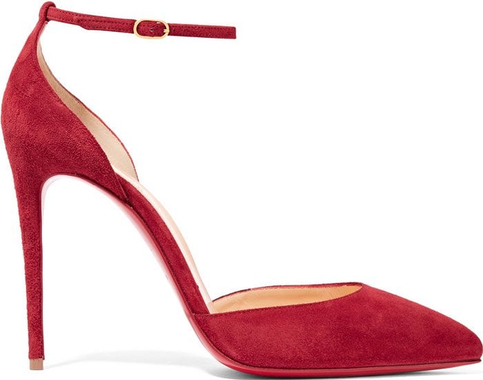 Christian Louboutin "Uptown" Pumps Red Suede