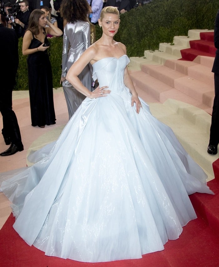 Claire Danes stole the show at the 2016 Met Gala in a gorgeous Zac Posen gown