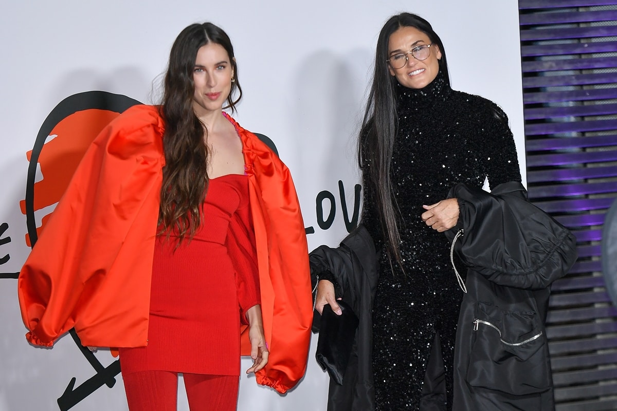 Demi Moore and her daughter Scout Willis paid tribute to late fashion designer Alber Elbaz