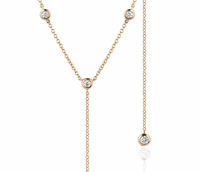 EF Collection 8 Bezel Diamond Lariat