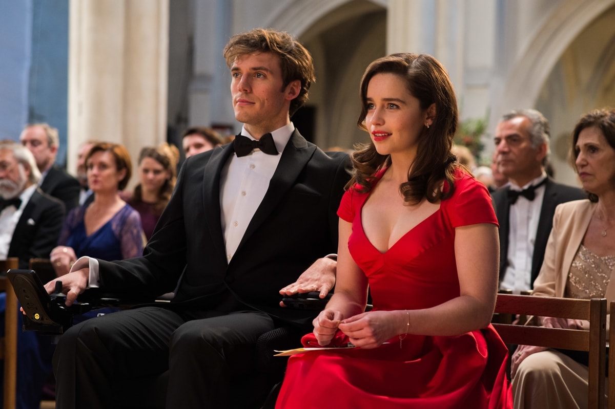 Emilia Clarke as Louisa "Lou" Clark and Sam Claflin as William "Will" Traynor in the 2016 romantic drama film Me Before You