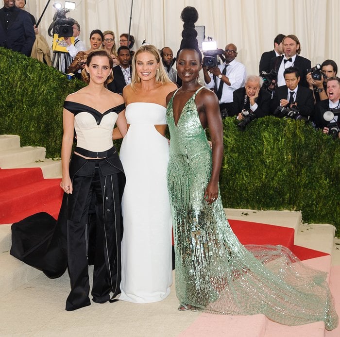 Emma Watson, Margot Robbie, and Lupita Nyong'o