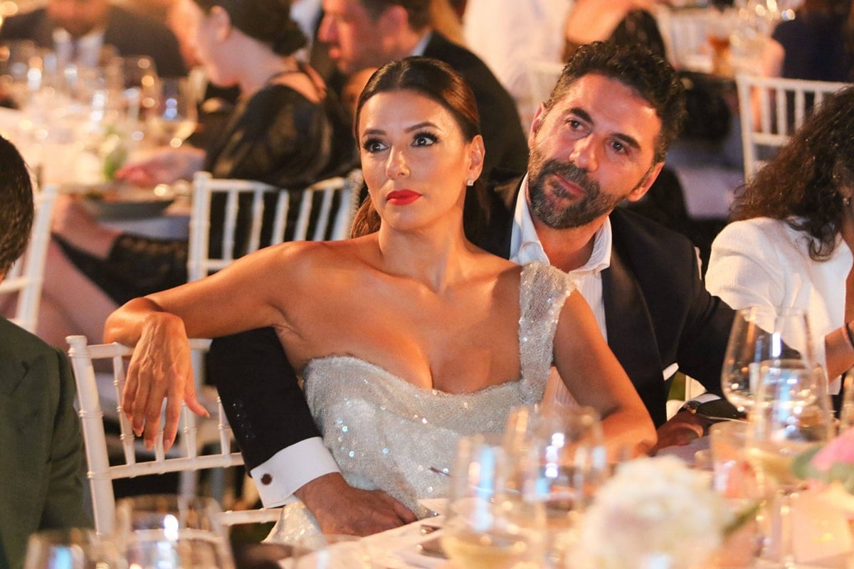 Eva Longoria and José Bastón attend the Global Gift Gala Dinner