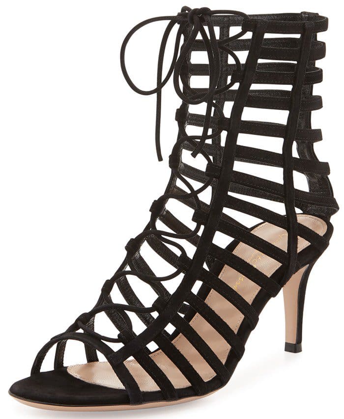 Gianvito Rossi Lace-Up Gladiator Sandal