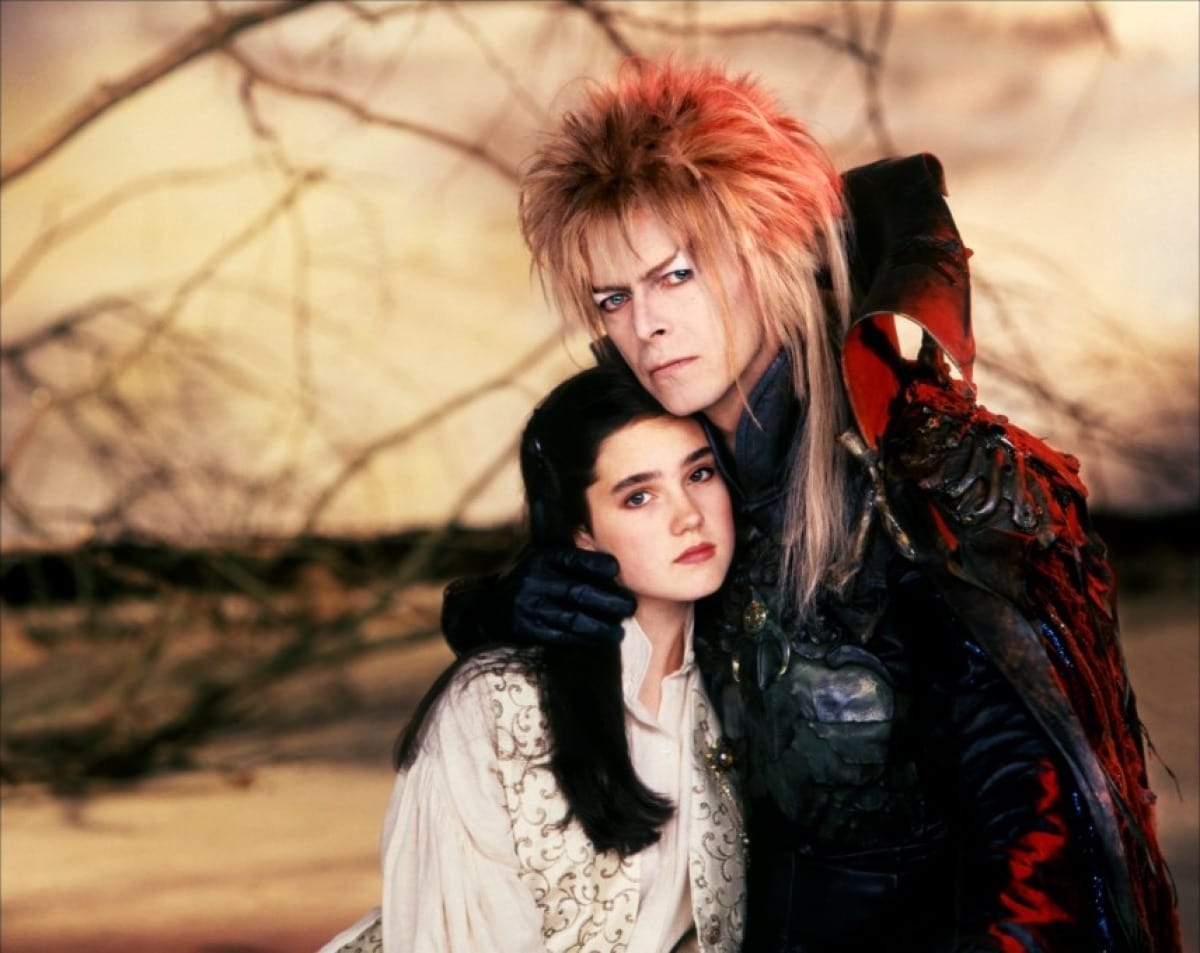David Bowie starred with Jennifer Connelly in Jim Henson's 1986 musical fantasy film Labyrinth