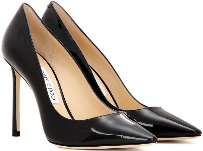 Jimmy Choo Romy Black Patent Leather