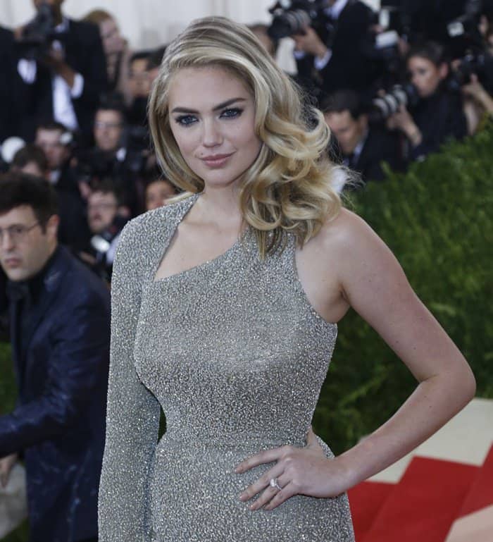 Kate Upton confirmed her engagement to MLB player Justin Verlander at the 2016 Met Gala