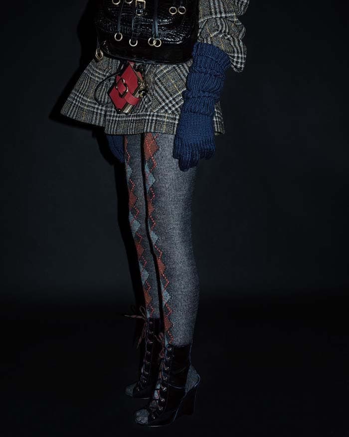 Prada cutout wedge boots from the Fall 2016 collection