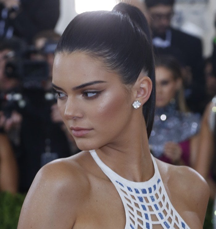Kendall Jenner departed from the Balmain route the rest of her attending family members went
