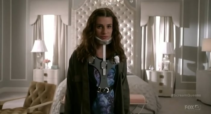 Lea Michele was 28 when filming Scream Queens as Hester Ulrich / Chanel #6