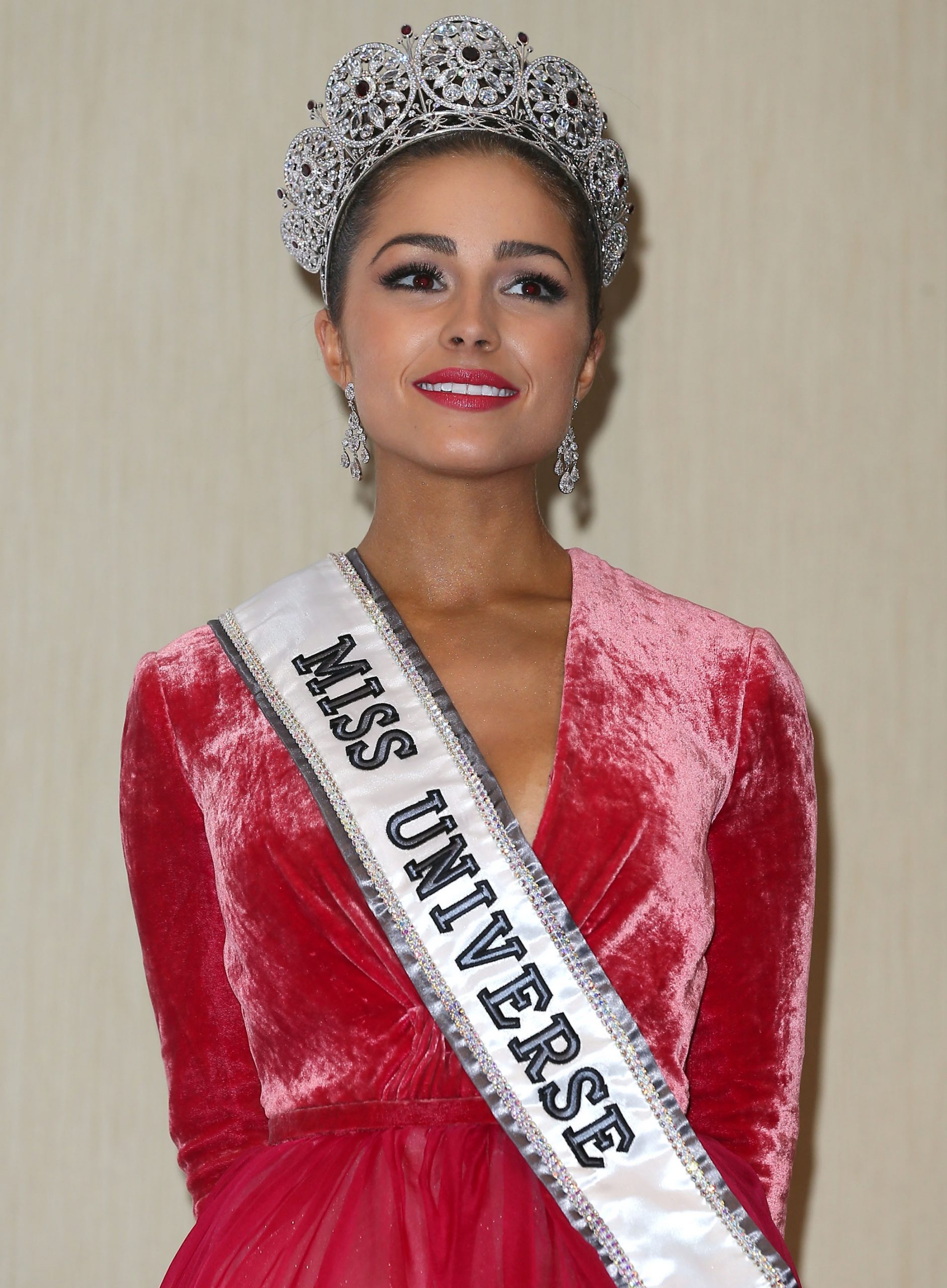 At 20, Olivia Culpo captures the Miss Universe title, December 19, 2012, Las Vegas, Nevada, marking a historic win