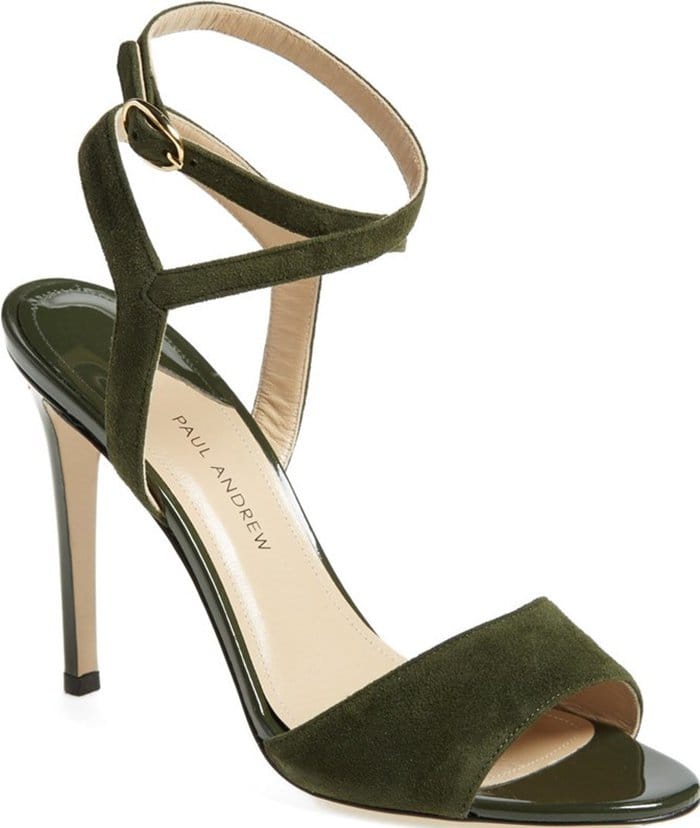 Olive Green Paul Andrew "Laura" Sandals