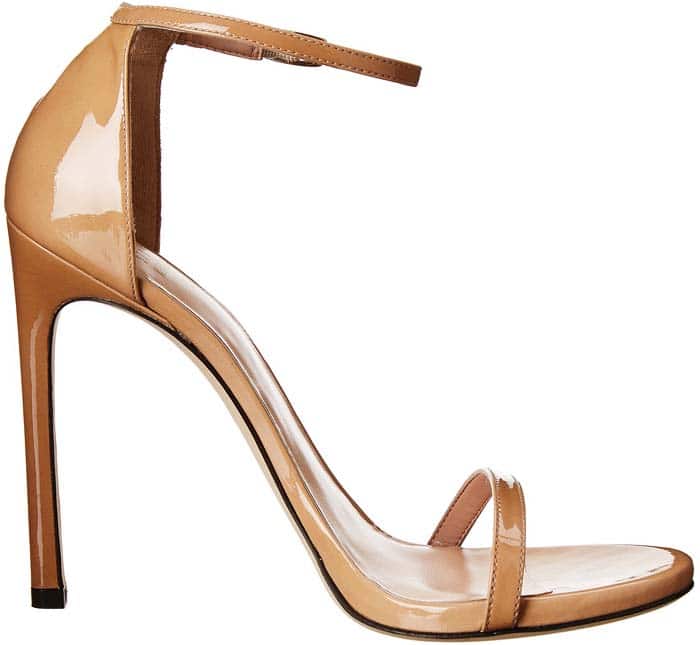 Stuart Weitzman Nudist Patent Sandals