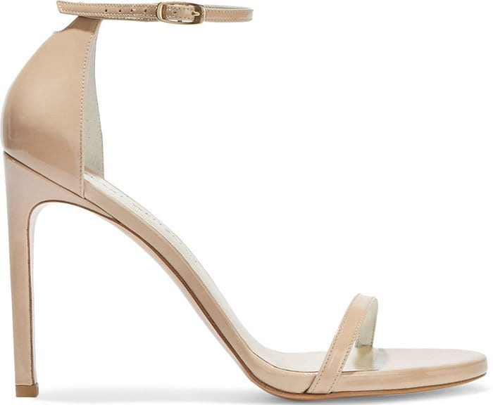 Beige Stuart Weitzman "Nudistsong" Sandals