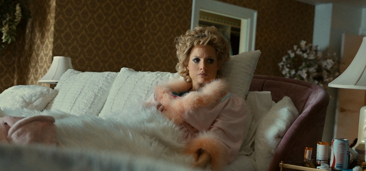 Jessica Chastain as Tammy Faye Bakker in the 2021 American biographical drama film The Eyes of Tammy Faye