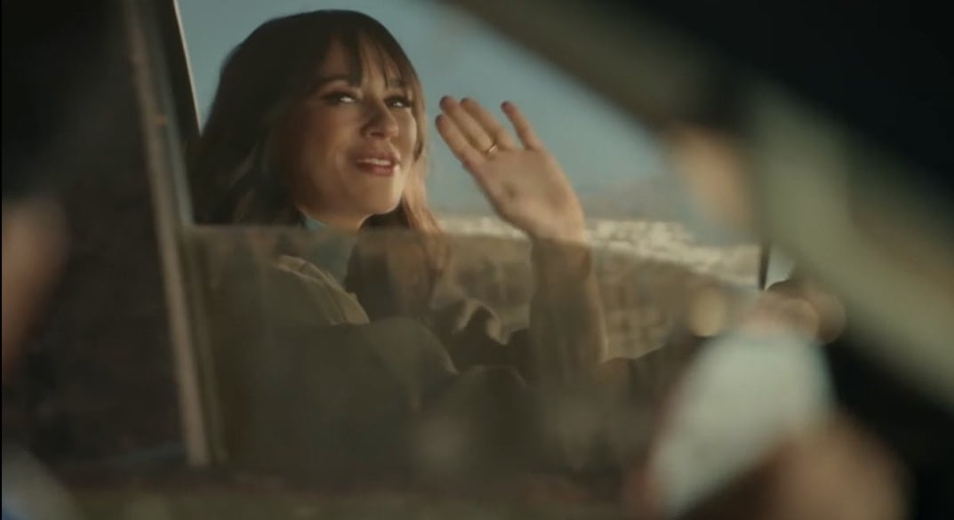 Rashida Jones in Toyota's “Keeping Up With the Joneses” commercial that aired during the 2022 Super Bowl