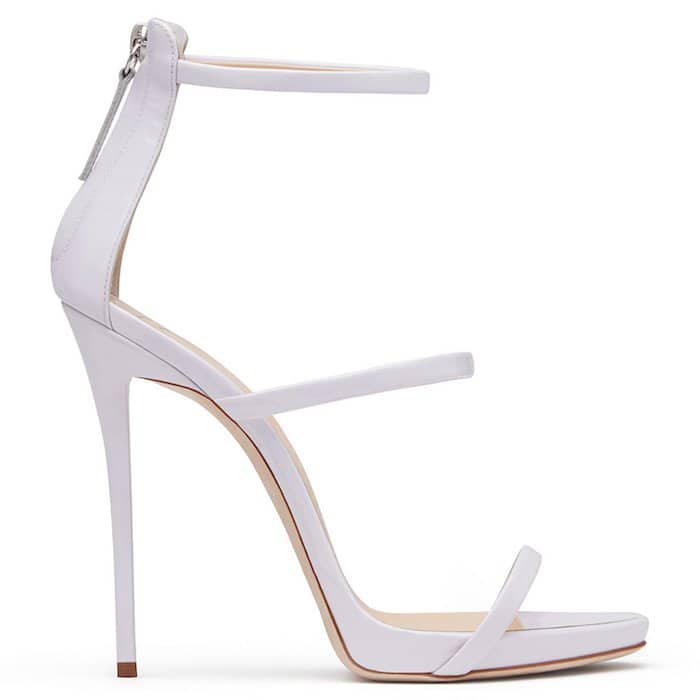 Giuseppe Zanotti "Harmony" Sandals in Ice White