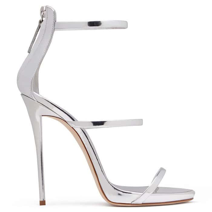 Silver Giuseppe Zanotti "Harmony" Sandals