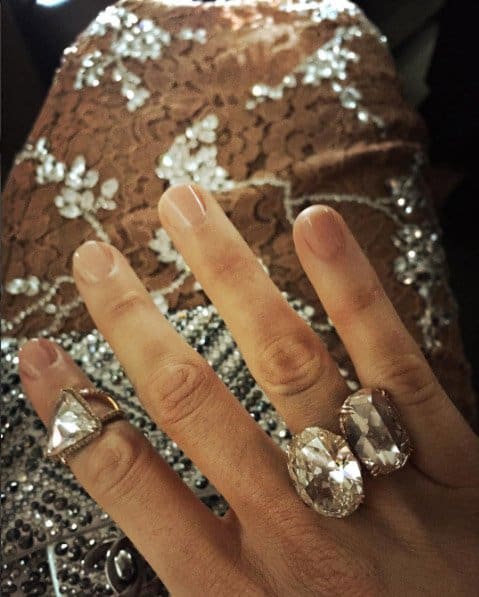 Some huge Lorraine Schwartz diamonds captioned "Just some subtle details"