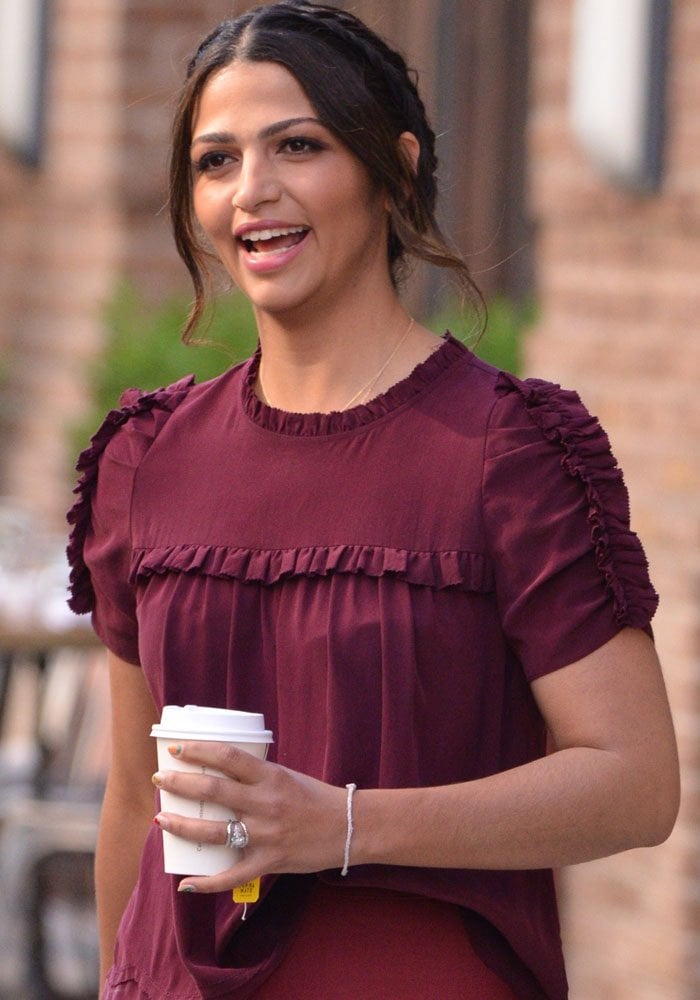 Camila Alves exiting her hotel in New York on June 15, 2016