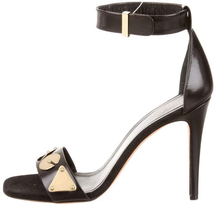 Black Céline "Iconic" High Heel Sandals